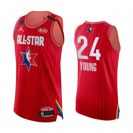 Dres NBA Atlanta Hawks Trae Young 24 2020 All-Star Jordan Brand Kobe Forever Crvena Swingman
